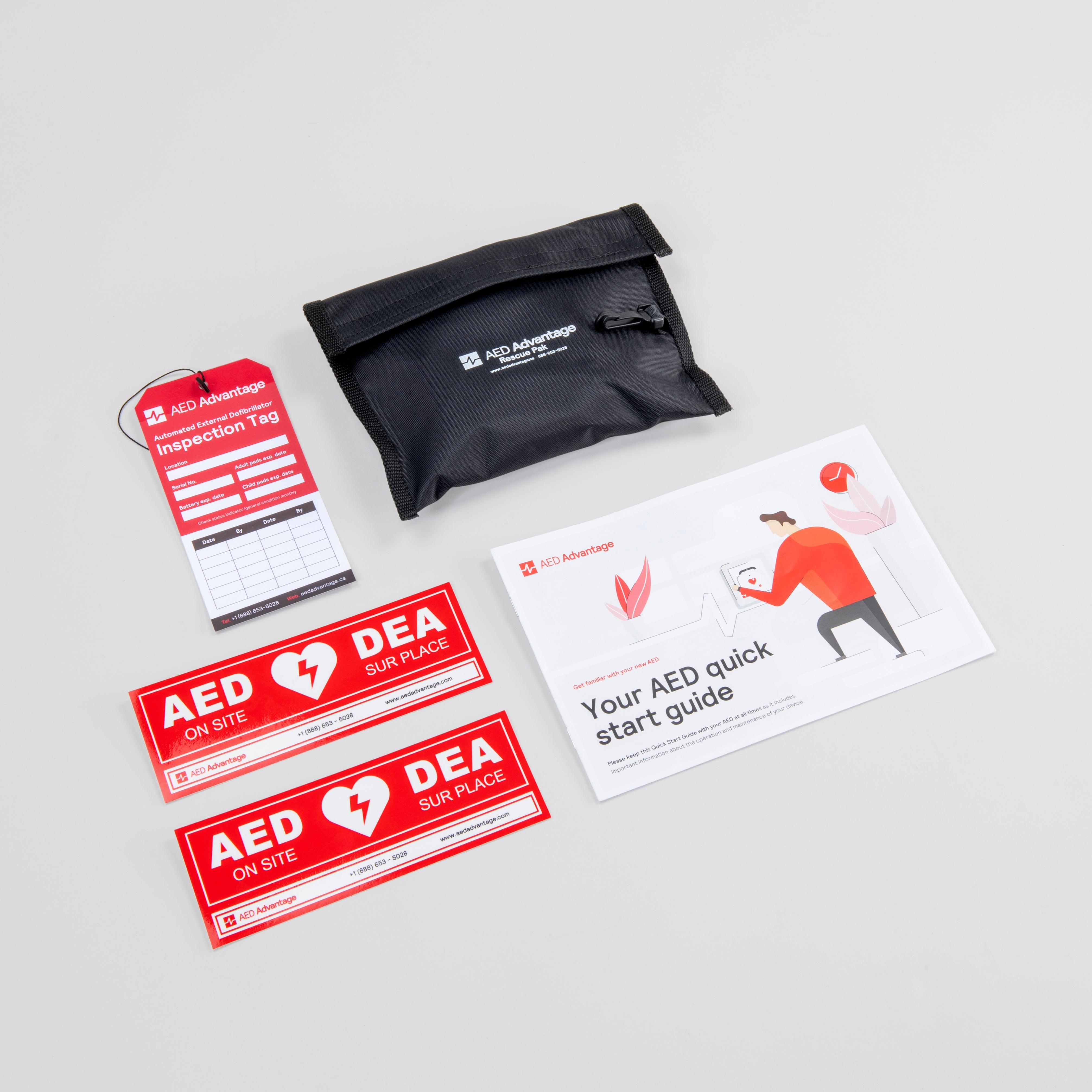 LIFEPAK CR2 Safe and Sound AED Bundle